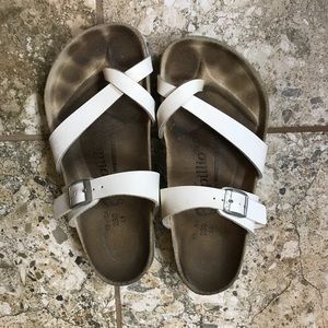 VGUC Papillio Birkenstock white size 36
